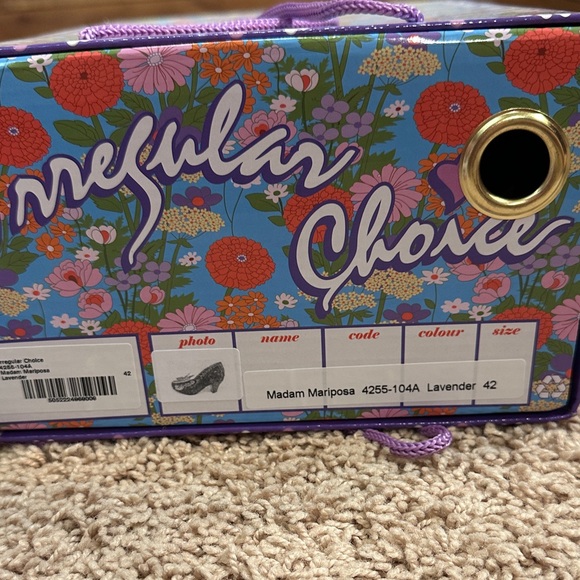 Irregular Choice Madam Mariposa Lavendar 42 - Picture 6 of 6